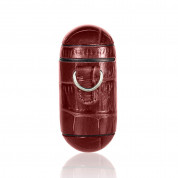 Torrii Airpods Bamboo Leather Case - кожен кейс (естествена кожа) за Apple Airpods (червен) 1
