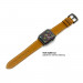 Torrii Leather Band - кожена каишка за Apple Watch 38мм, 40мм, 41мм (кафява с кафеви шевове) 2