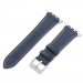 Torrii Leather Band - кожена каишка за Apple Watch 38мм, 40мм, 41мм (тъмносиня с кафеви шевове) 1