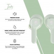 Skullcandy Indy True Wireless in-Ear TWS Earbud - безжични Bluetooth слушалки с микрофон (светлозелен)   2