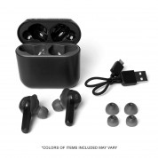 Skullcandy Indy True Wireless in-Ear TWS Earbud - безжични Bluetooth слушалки с микрофон (тъмночервен)   3