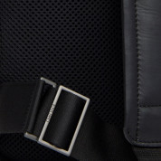 Knomo Albion Leather Laptop Backpack - луксозна кожена раница за преносими компютри до 15 инча (черен) 2