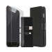 Skech Bundle Pack - комплект кожен калъф, стъклено защитно покритие, външна батерия и Lightning USB кабел за iPhone 7, iPhone 8, iPhone SE (2020), iPhone SE (2022) (черен) 1