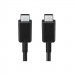 Samsung USB-C to USB-C Cable 100W (5A) EP-DN975BB - кабел за устройства с USB-C порт (100 см) (черен) (ритейл опаковка) 2