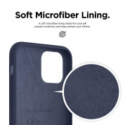 Elago Soft Silicone Case - силиконов (TPU) калъф за iPhone 11 Pro (тъмносин) 2