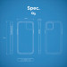 Elago Soft Silicone Case - силиконов (TPU) калъф за iPhone 11 Pro (тъмносин) 7