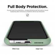 Elago Soft Silicone Case - силиконов (TPU) калъф за iPhone 11 Pro (зелен) 3