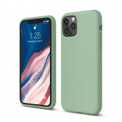 Elago Soft Silicone Case - силиконов (TPU) калъф за iPhone 11 Pro (зелен)
