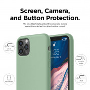 Elago Soft Silicone Case - силиконов (TPU) калъф за iPhone 11 Pro (зелен) 4