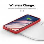 Elago Soft Silicone Case - силиконов (TPU) калъф за iPhone 11 Pro (червен) 6