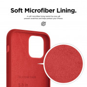 Elago Soft Silicone Case - силиконов (TPU) калъф за iPhone 11 Pro (червен) 2