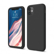 Elago Soft Silicone Case - силиконов (TPU) калъф за iPhone 11 (черен)