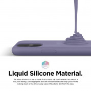 Elago Soft Silicone Case - силиконов (TPU) калъф за iPhone 11 (лилав) 1