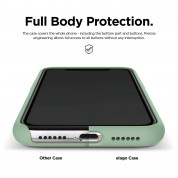 Elago Soft Silicone Case - силиконов (TPU) калъф за iPhone 11 (зелен) 3