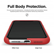 Elago Soft Silicone Case - силиконов (TPU) калъф за iPhone 11 (червен) 4