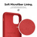 Elago Soft Silicone Case - силиконов (TPU) калъф за iPhone 11 (червен) 3