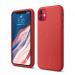Elago Soft Silicone Case - силиконов (TPU) калъф за iPhone 11 (червен) 1
