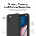 Elago Soft Silicone Case - силиконов (TPU) калъф за iPhone 11 Pro Max (черен) 6