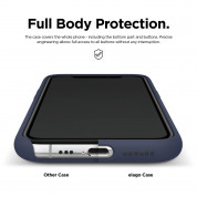 Elago Soft Silicone Case - силиконов (TPU) калъф за iPhone 11 Pro Max (тъмносин) 3