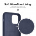 Elago Soft Silicone Case - силиконов (TPU) калъф за iPhone 11 Pro Max (тъмносин) 3