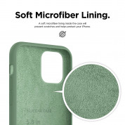 Elago Soft Silicone Case - силиконов (TPU) калъф за iPhone 11 Pro Max (зелен) 2