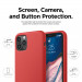 Elago Soft Silicone Case - силиконов (TPU) калъф за iPhone 11 Pro Max (червен) 6