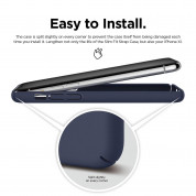 Elago Slim Fit Strap Case - качествен поликарбонатов кейс с каишка за китката за iPhone 11 Pro (тъмносин) 4