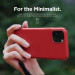 Elago Slim Fit Strap Case - качествен поликарбонатов кейс с каишка за китката за iPhone 11 (червен) 2