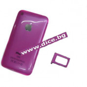 Резервен капак/панел за задната част на iPhone 3G 8GB (розов)