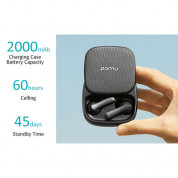 PaMU Slide TWS Headset - безжични Bluetooth слушалки с микрофон за мобилни устройства (черен)  2