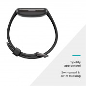 Fitbit Versa 2 (NFC) - умен фитнес часовник с известия и следене на дневната и нощна активност на организма за iOS и Android (черен) 2