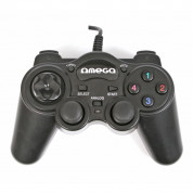 Omega Gamepad Interceptor PC USB - универсален PC контролер (черен)