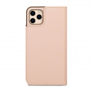 Moshi Overture SnapToª Case - елегантен кожен калъф (с кейс) тип портфейл за iPhone 11 Pro Max (розов) 2