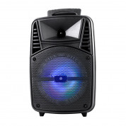 Omega Speaker OG84 20W + 3W Tweeter Karaoke - безжичен спийкър с функция за караоке за мобилни устройства (черен)