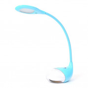 Platinet Desk Lamp 6W + Night Lamp Compact Size - настолна LED лампа с функция за нощна лампа (син) 1