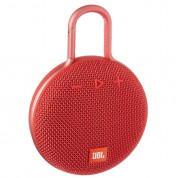 JBL Clip 3 - водоустойчив безжичен портативен спийкър (с карабинер) с микрофон за мобилни устройства (червен)  1