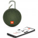 JBL Clip 3 - водоустойчив безжичен портативен спийкър (с карабинер) с микрофон за мобилни устройства (тъмнозелен)  5