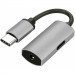 Platinet Multimedia Adapter USB-C to USB-C and 3.5mm - пасивен адаптер USB-C към USB-C и 3.5 мм. аудио жак (сребрист) 1