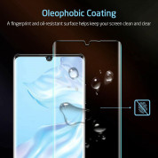 Nano Liquid UV Full Glue Tempered Glass - стъклено защитно покритие с течно лепило и UV лампа за дисплея на Huawei P20 Pro (прозрачен) 6