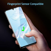 Nano Liquid UV Full Glue Tempered Glass - стъклено защитно покритие с течно лепило и UV лампа за дисплея на Huawei P30 (прозрачен) 3