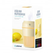 Platinet Misty Air Humidifier 300 ml - дифузер и овлажнител за въздух с арома функция (жълт) 2