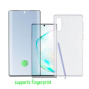 4smarts 360° Premium Protection Set UltraSonix for Samusg Galaxy Note 10 Plus, Note 10 Plus 5G (clear)