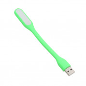Omega USB LED Lamp - USB лампа за MacBook и лаптопи (зелен)