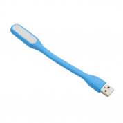 Omega USB LED Lamp - USB лампа за MacBook и лаптопи (син)