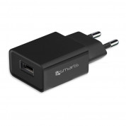 4smarts Basic Charging Set - комплект зарядно за кола (3.1A), захранване за ел. мрежа и MicroUSB и USB-C кабел (черен-сив) 1
