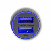 4smarts Basic Charging Set - комплект зарядно за кола (3.1A), захранване за ел. мрежа и MicroUSB и USB-C кабел (черен-сив) 2