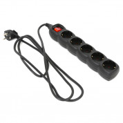 Omega Power Supplier Extension Cord 5 German 1.8 m (black)