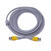 USB 2.0 Male to USB 2.0 Male Cable - USB кабел с два мъжки края (150 см) (сив)