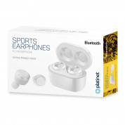 Platinet Bluetooth Earphones Sport + Charging Station PM1085W - безжични блутут слушалки със станция за зареждане (бял) 2