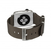 Incase Nylon Nato Band - текстилна каишка за Apple Watch 42мм, 44мм, 45мм, Ultra 49мм (тъмносив) 1